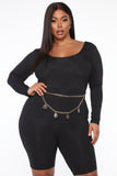 All About It Romper - Black