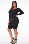 All About It Romper - Black