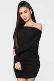 No Second Guessing Dress - Black