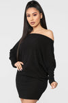 No Second Guessing Dress - Black