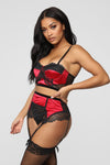 Good And Guilty Three Piece Set - Red/Black