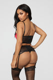Good And Guilty Three Piece Set - Red/Black