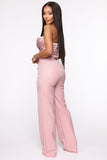 Evening Pants Embellished Pants - Blush