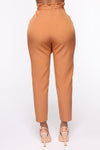 Just Us Two Trouser Pant - Camel