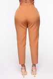 Just Us Two Trouser Pant - Camel