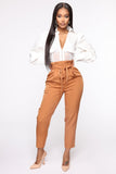 Just Us Two Trouser Pant - Camel