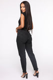 So Vintage High Rise Boyfriend Jean - Black