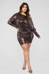 Club Vibes Dress - Copper