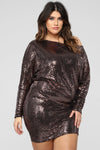 Club Vibes Dress - Copper