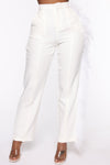 Not My Only One Pants - White