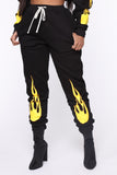 Light Up Your World Jogger - Black