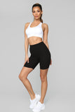 All On Me Biker Shorts - Black