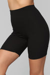 All On Me Biker Shorts - Black