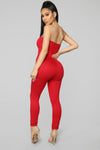 Buenos Aires Jumpsuit - Red
