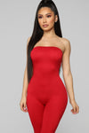 Buenos Aires Jumpsuit - Red