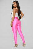 Brianne High Rise Leggings - Neon pink