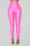 Brianne High Rise Leggings - Neon pink