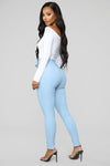Knot Your Girl Pants - Blue