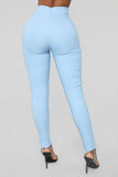 Knot Your Girl Pants - Blue
