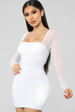 Oh So Fresh Mini Dress - White