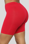 Natalee Biker Shorts - Red
