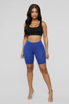 Natalee Biker Shorts - Royal