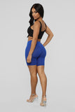 Natalee Biker Shorts - Royal