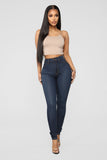 Classic Beauty Skinny Jeans - Dark Denim