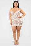 Remix Sequin Dress - Rose Gold