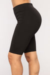 Almost Everyday Biker Shorts - Black