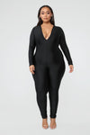 Jumpin' Into It Jumpsuit - Black