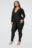 Jumpin' Into It Jumpsuit - Black