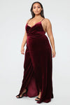 Wishful Thinking Dress - Burgundy