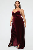 Wishful Thinking Dress - Burgundy