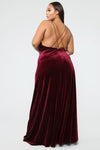 Wishful Thinking Dress - Burgundy