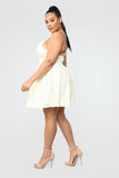 Show Me The Way Lace Mini Dress - Cream
