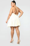 Show Me The Way Lace Mini Dress - Cream