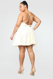 Show Me The Way Lace Mini Dress - Cream