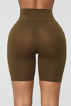Brooke Biker Shorts - Olive
