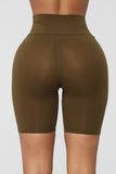 Brooke Biker Shorts - Olive