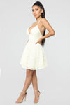 Show Me The Way Lace Mini Dress - Cream