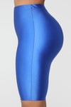 Curves For Days Biker Shorts - Royal
