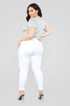 Glistening Jeans - White
