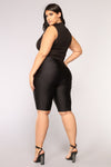 Curves For Days Biker Shorts - Black