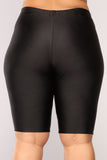 Curves For Days Biker Shorts - Black