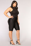 Curves For Days Biker Shorts - Black
