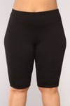 Almost Everyday Biker Shorts - Black