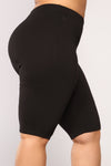 Almost Everyday Biker Shorts - Black