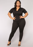 Queen Of Hearts Jumpsuit - Black