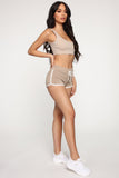 Emerson Dolphin Shorts - Taupe